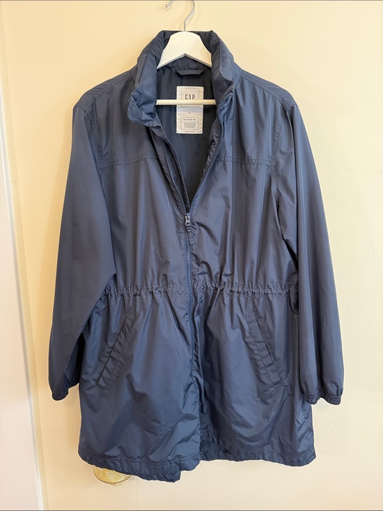 GAP Jackets & Blazers - GAP Women's Navy Lightweight  Windbreaker with Hood